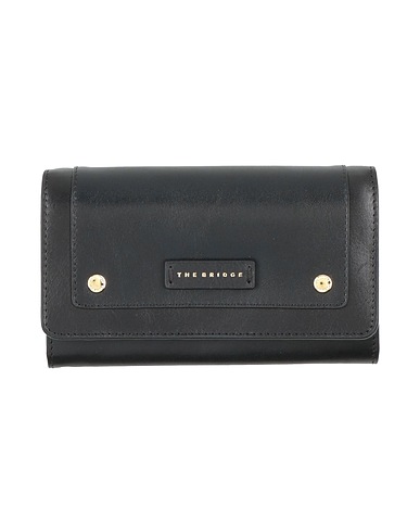THE BRIDGE Brieftasche Schwarz Leder