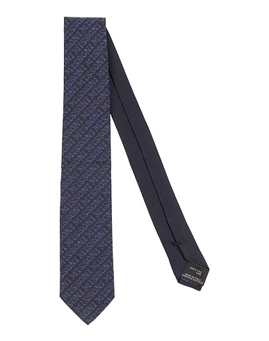 MISSONI Ties and bow ties Midnight blue 100% Silk