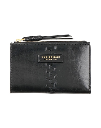 THE BRIDGE Wallet Black Leather