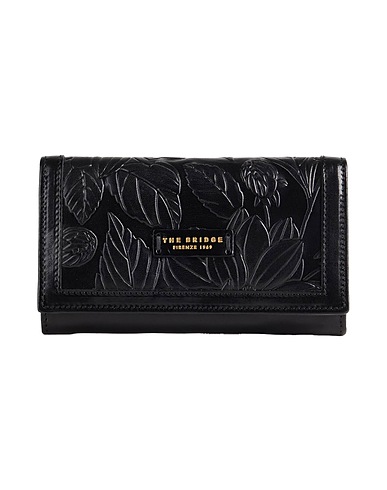 THE BRIDGE Brieftasche Schwarz Leder