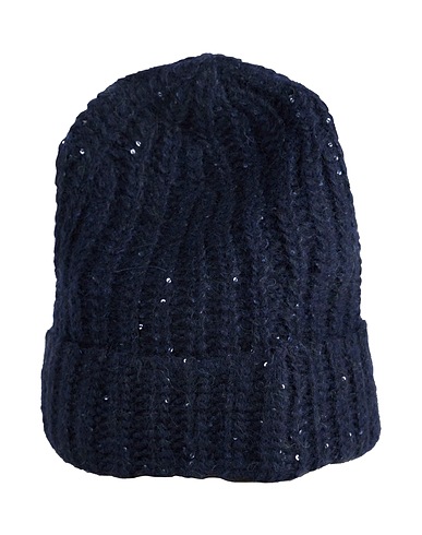 LANEUS Hat Midnight blue 37% Polyester, 28% Alpaca wool, 22% Polyamide, 13% Virgin Wool