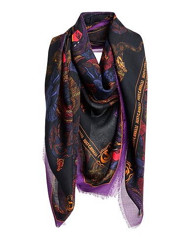 JUST CAVALLI Scarves and foulards Purple 100% Modal