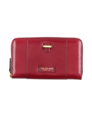 THE BRIDGE Wallet Burgundy Leather
