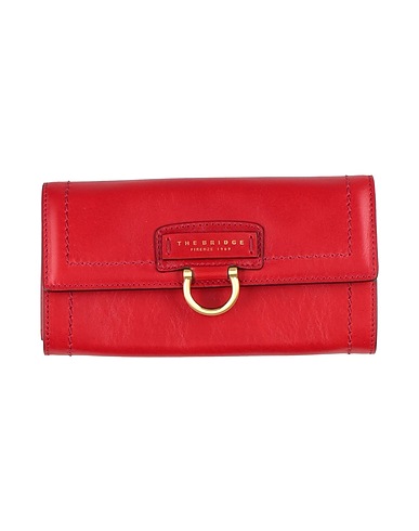 THE BRIDGE Wallet Red Leather