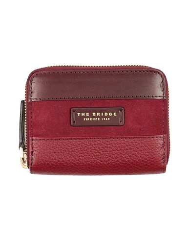 THE BRIDGE Wallet Burgundy Leather