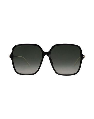 GUCCI Sunglasses Black Plastic, Metal