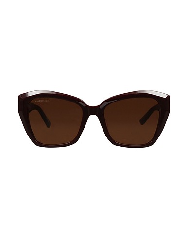 BALENCIAGA Sunglasses Plum Plastic