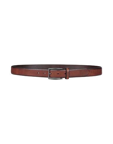 THE BRIDGE Leather belt Brown Leather
