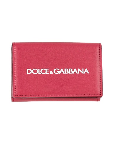 DOLCE&GABBANA Wallet Brick red Calfskin