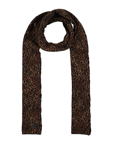 SAINT LAURENT Scarves and foulards Black 48% Polyamide, 38% Alpaca wool, 6% Mohair wool, 4% Wool, 4% Textile fibers
