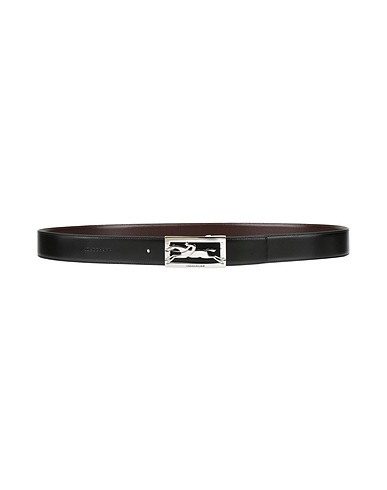 LONGCHAMP Leather belt Black Cowhide