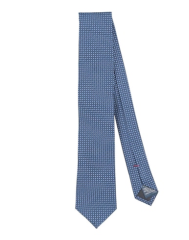 HACKETT Ties and bow ties Azure 100% Silk