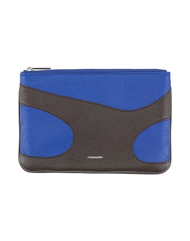 FERRAGAMO Pouch Black Calfskin