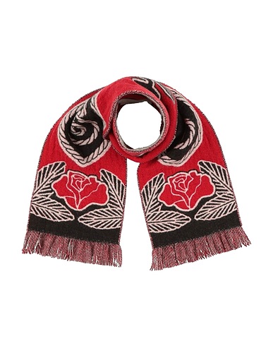 BURBERRY Scarves and foulards Red 72% Wool, 28% Cashmere