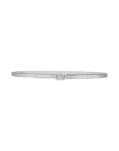 VALENTINO GARAVANI Thin belt Light grey Leather