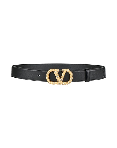 VALENTINO GARAVANI Regular belt Black Leather