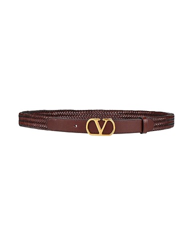 VALENTINO GARAVANI Regular belt Brown Leather