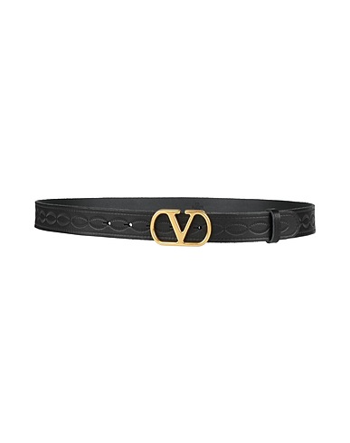 VALENTINO GARAVANI Regular belt Black Leather