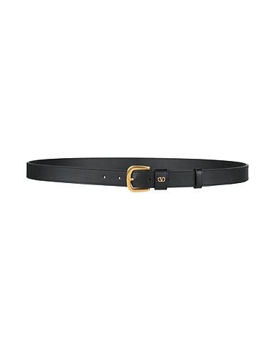 VALENTINO GARAVANI Thin belt Black Leather