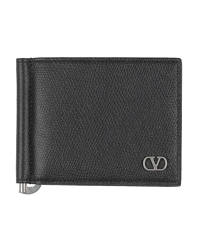 VALENTINO GARAVANI Wallet Black Leather