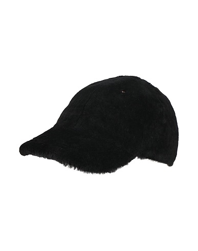 AGNONA Hat Black 100% Lamb Shearling