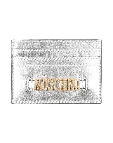 MOSCHINO Small Leather Goods COUTURE Silver Leather