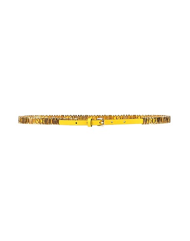 MOSCHINO Cintura Sottile COUTURE Giallo Pelle