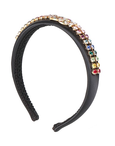 DOLCE&GABBANA Hair accessory Black Textile fibers