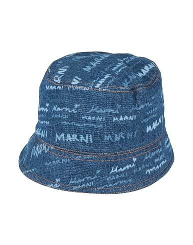 MARNI Mützen & Hüte Blau 100% Baumwolle