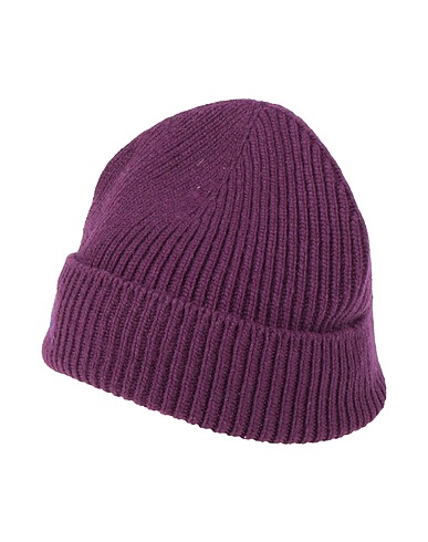 BURBERRY Hat Plum 100% Cashmere