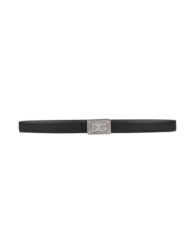 DOLCE&GABBANA Ledergürtel Nachtblau Leder