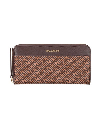 BALDININI Wallet Dark brown 100% Calfskin