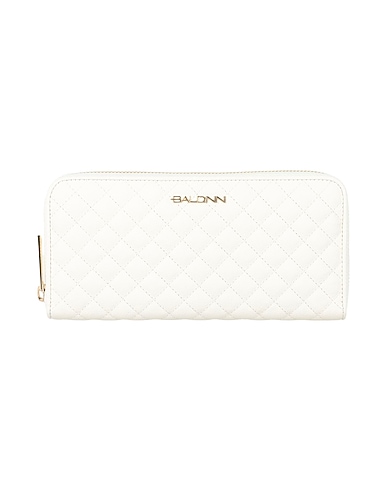 BALDININI Wallet Off white 100% Calfskin