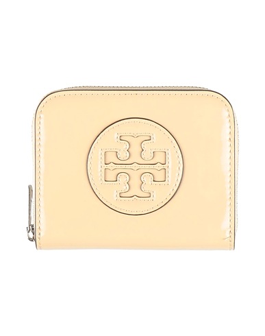 TORY BURCH Wallet Beige 71% Polyurethane, 29% Viscose