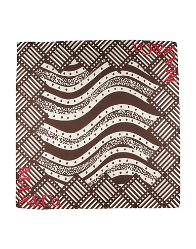 MAX&Co. Scarves and foulards Brown 100% Silk
