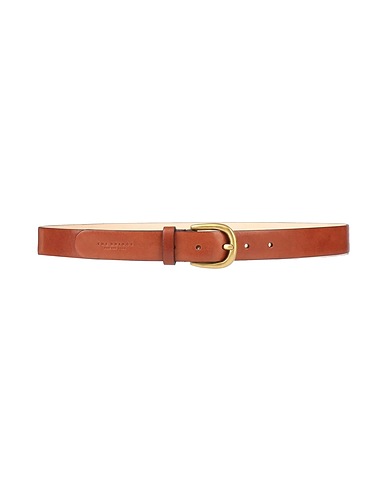 THE BRIDGE Regular belt Brown Leather