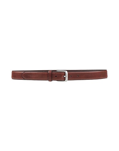 THE BRIDGE Regular belt Brown Leather