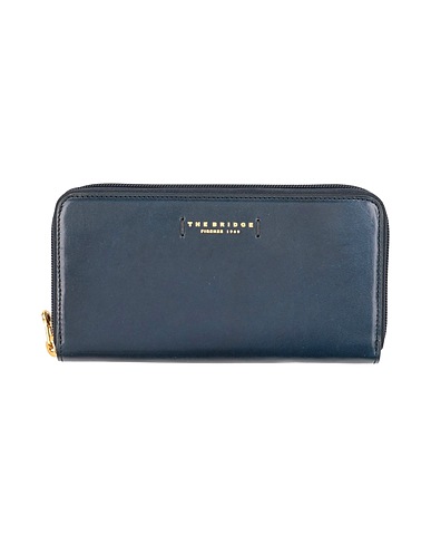 THE BRIDGE Portafoglio Blu navy Pelle