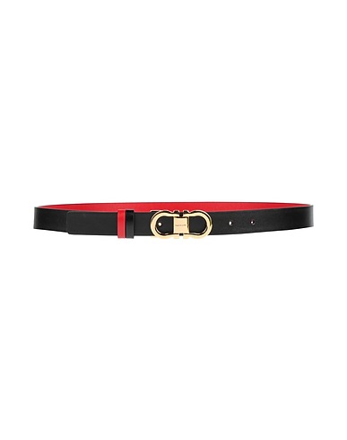 FERRAGAMO Regular belt Black Leather