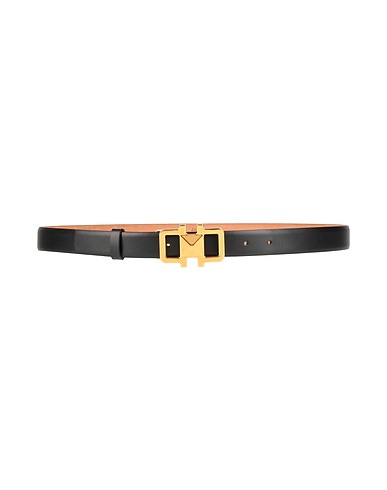 FERRAGAMO Regular belt Black Calfskin