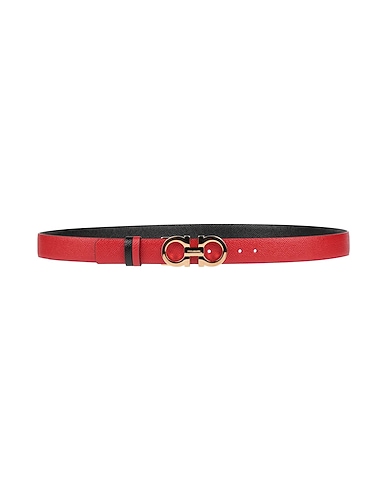 FERRAGAMO Regulärer Gürtel  Rot Kalbsleder
