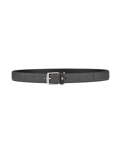 FERRAGAMO Fabric belt Black 64% Polyurethane, 20% PES, 16% Cotton