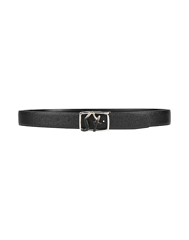 FERRAGAMO Leather belt Black Calfskin