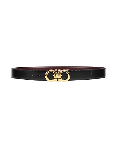 FERRAGAMO Leather belt Black Leather