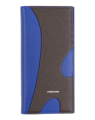FERRAGAMO Wallet Bright blue Calfskin