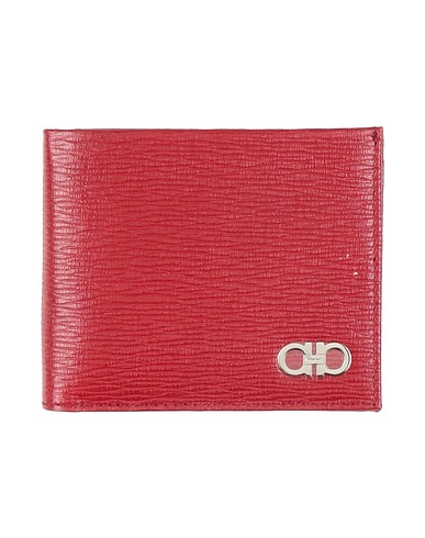 FERRAGAMO Wallet Burgundy Leather