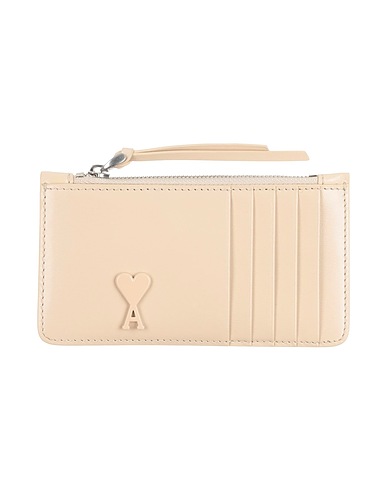 AMI ALEXANDRE MATTIUSSI Small Leather Goods Ivory Cowhide