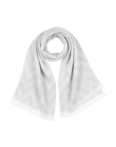 MISSONI Scarves and foulards Light grey 98% Wool, 2% Polyamide