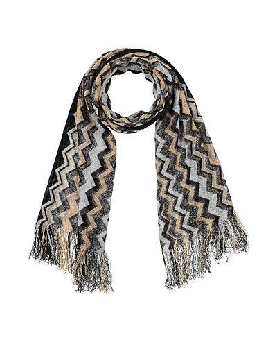 MISSONI Scarves and foulards Gold 65% Viscose, 35% Polyester
