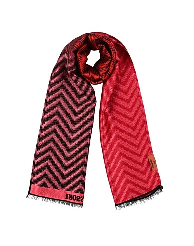 MISSONI Sciarpe e foulard Arancione 29% Lana, 29% Acrilico, 26% Poliestere, 16% Modal